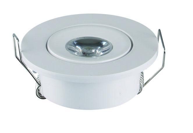 Cheap Round Accessed in Mini LED Cabinet Lights 1W