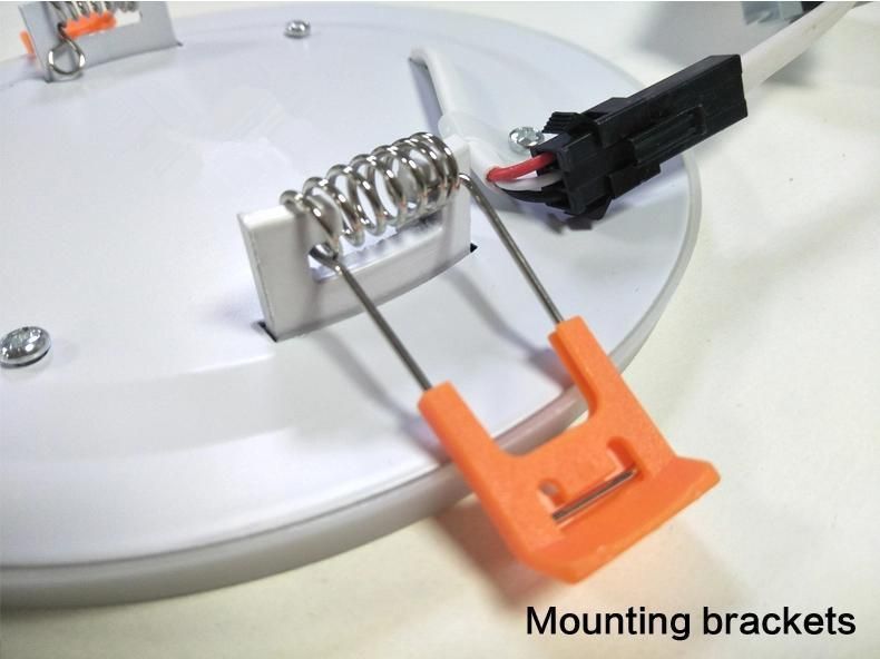 New Product Thin Ultra Slim 3+3W 6+3W 12+4W 18+6W Two Color Light Round LED Panel Light Parts