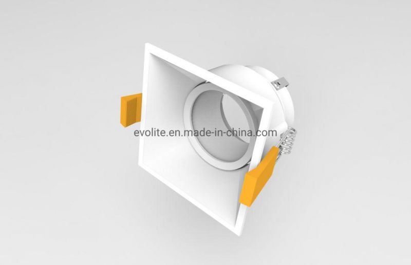 Commercial Lighting Aluminum Recessed Square Downlight MR16 Frame LED Downlight Frame