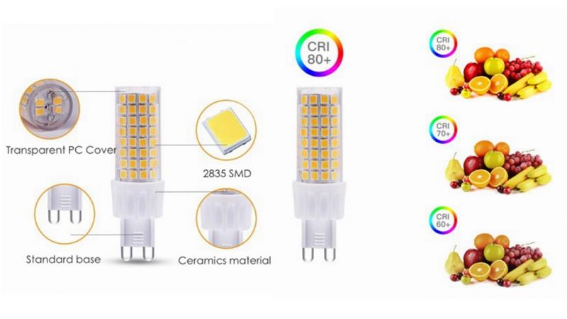 China Supplier 8W LED Lamp Mini G9 8W SMD2835 230V/120V LED Bulb Light for Indoor Decoration