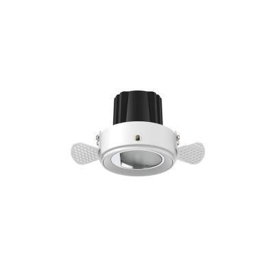 Aluminum Recessed Trimless 1*10W LED Ceiling Down Light Cut-out: 75mm