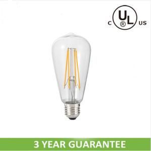 Factory Price 5W E26 St64 LED Filament Light
