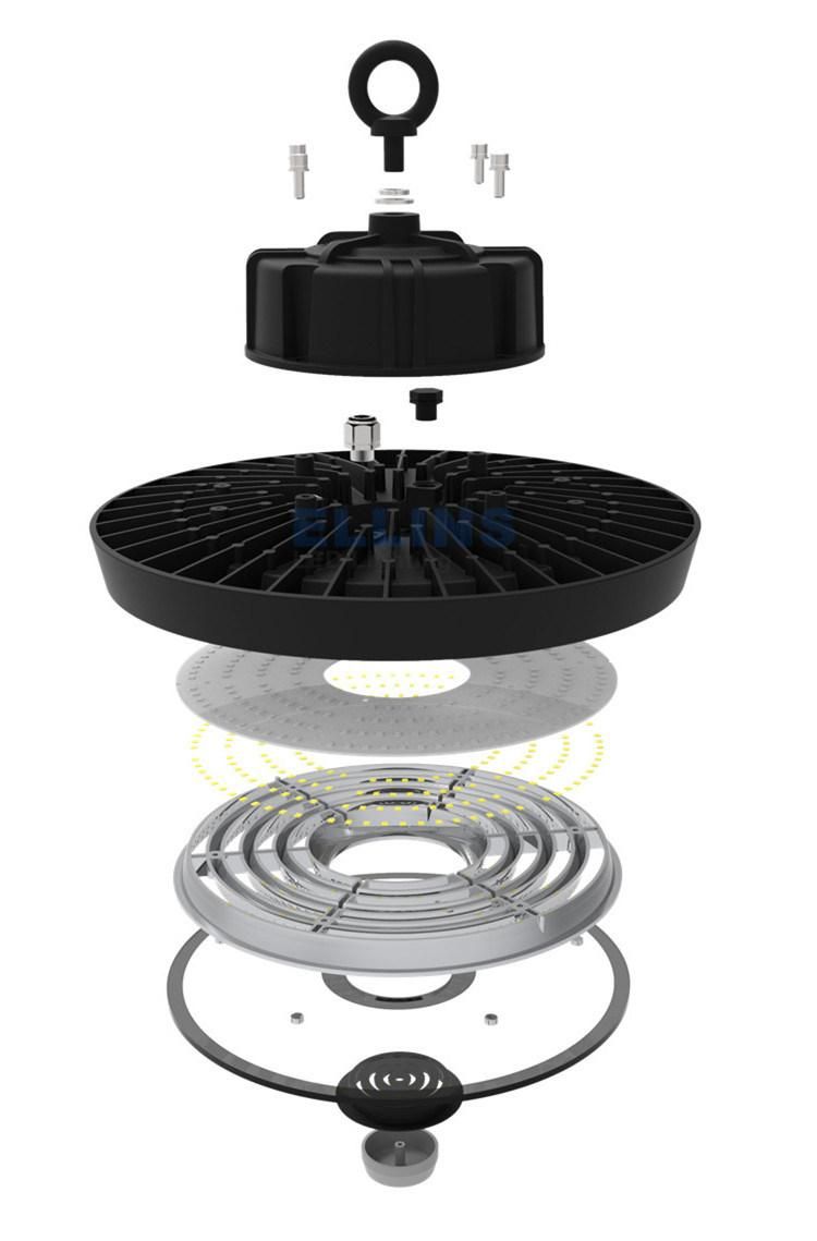 Anti-Glare 200W UFO LED Light High Bay IP65 for Warehouse Lighting