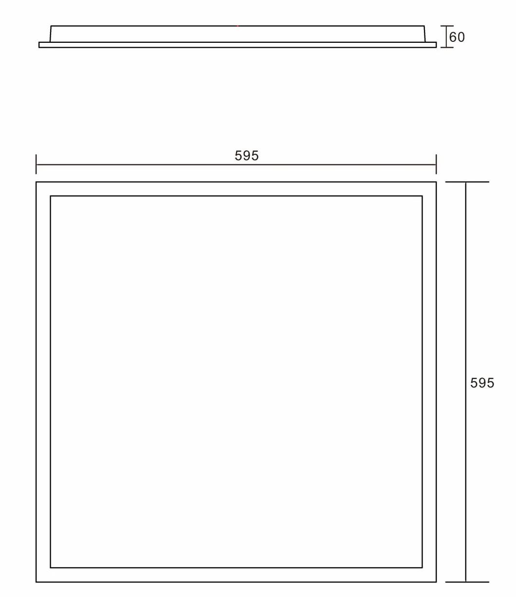 Ugr<19 Microprisma Recessed and Surface 5 Years Warranty LED Backlit Panel Light, LED Back light