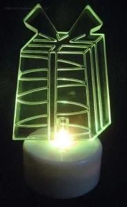 LED Glow Light Light up Acrylic Gift Box Decoration Light