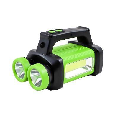 Outdoor Flashlight LED Light USB Rechargeable Battery Powered