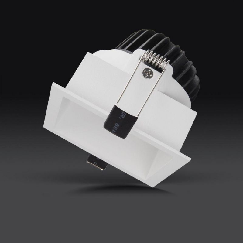 Square Gimbal Downlight COB 10W Interior Deep Recessed Waterproof IP65 5-Year Warranty Small LED Down Light