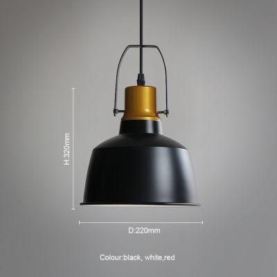 Retro Big Pendant Light Hanging Black Color Lamp