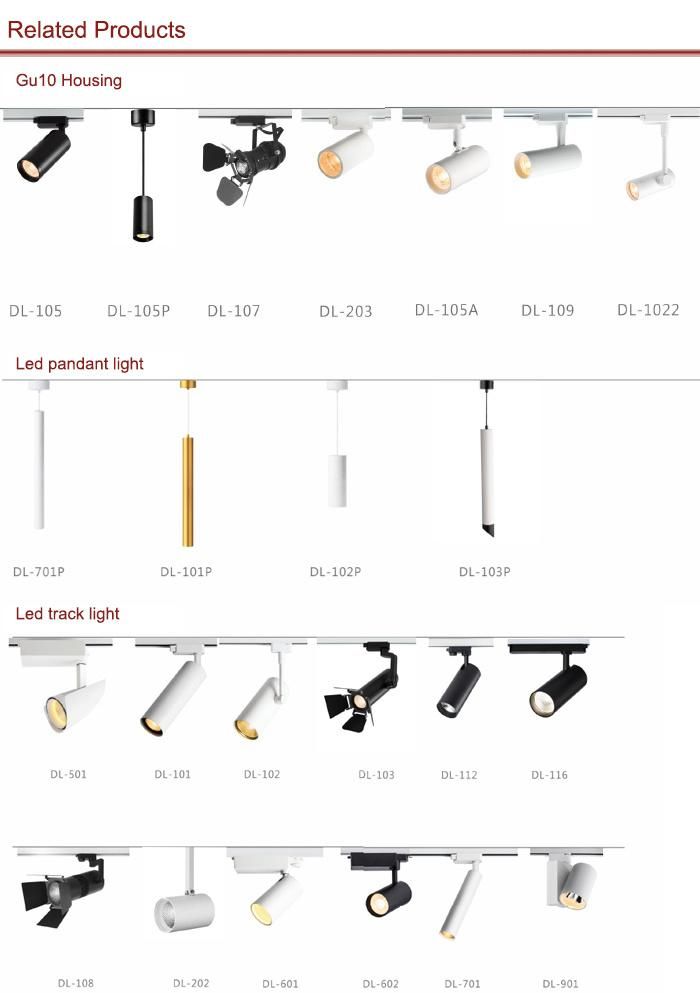 COB Gallery Museum Rail Lamp High Bright Focusing Track RoHS LED Lamp Light