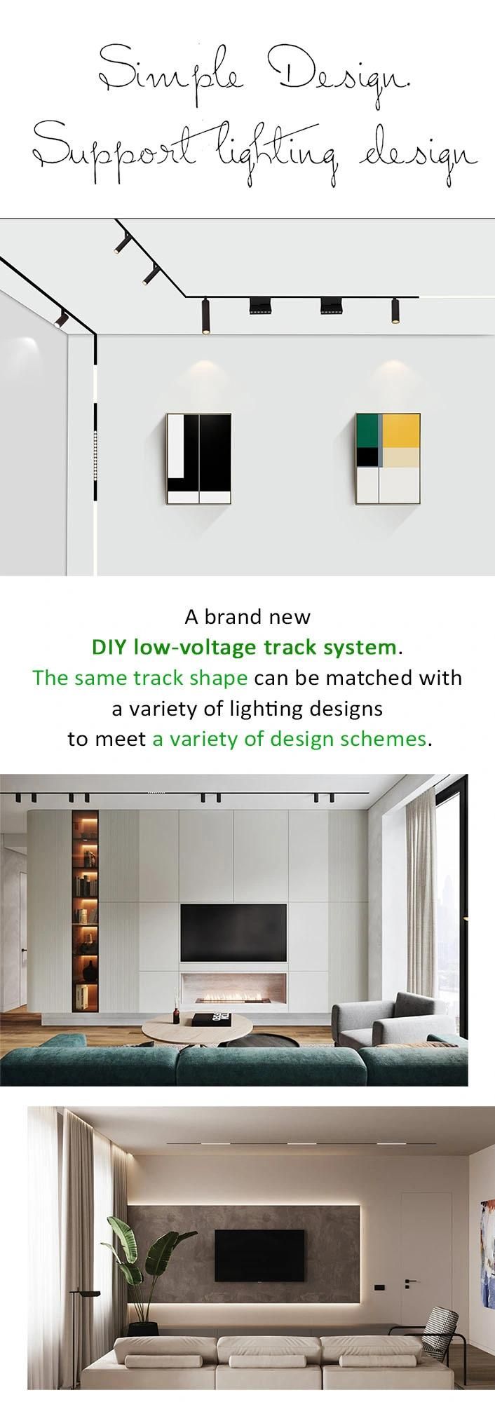 Magnetic Track Warm White Euro Modern Hot Sale IP44 Aluminum CE/UL 90-260V Epistar Spotlight Ceiling Living Room LED Track Light