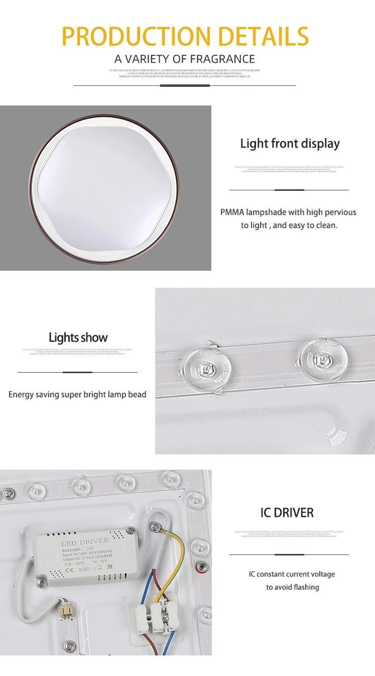 2021 Acrylic Tuya LED Ceiling Lamp Motion Metal Ceiling Lights