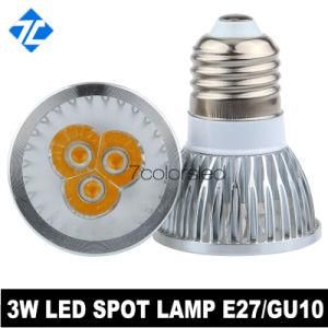 High Power Chip 3W Aluminium LED Spor Lamp E27/GU10