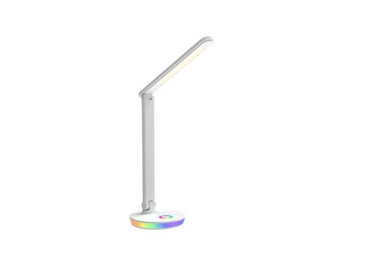 Color Ring Touch Button RGB Dimmable Table Lamps for Bedroom Study Reading Lighting