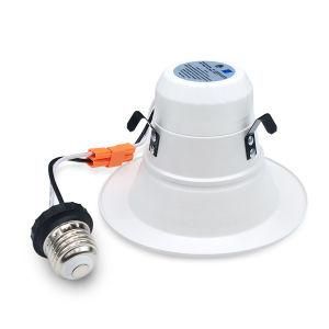 5 Years Warranty LED Downlight 4inch 8&10W/Deep Baffle Retrofit Kit