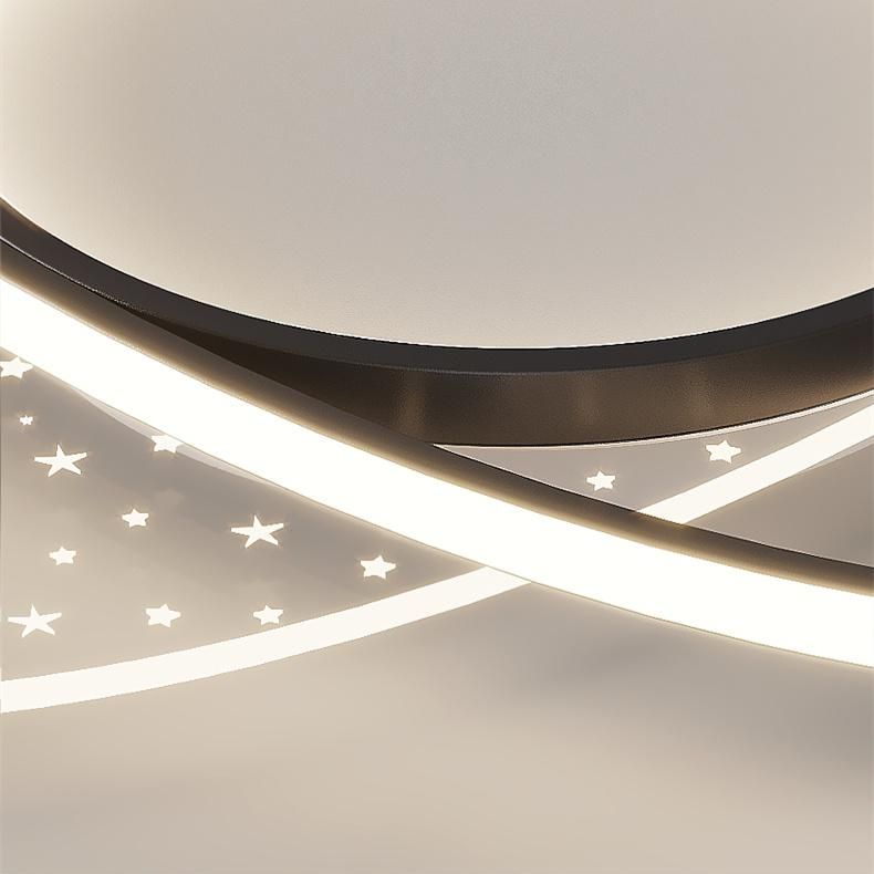 Fashion Modern Kids Children Girls Favorite Ceiling Mounted Planet Shape Star LED Light