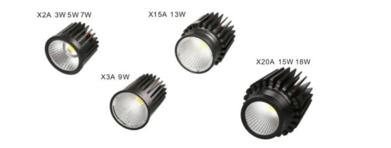 Antiglare Downlight 15W LED Spotlight COB Recessed Downlight Module