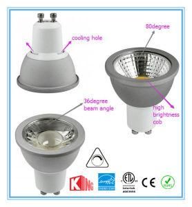 Energy Star High Lumens 7W LED Spotlights GU10 COB Dimmable