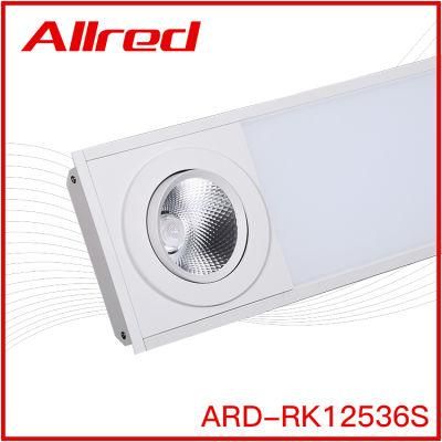 Minimalist Style Fixtures for Office Shop Gallery 60W Aluminium Profile Recessed LED Linear Light LED Linear Trunking Light