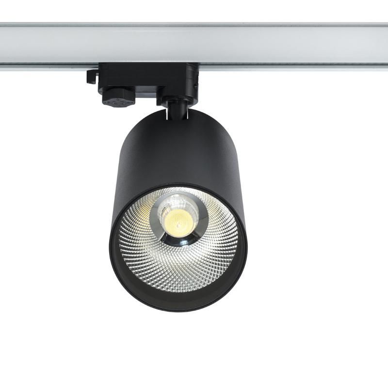 High Efficiency 4-Wire LED COB Track Light Ceilingspotlight