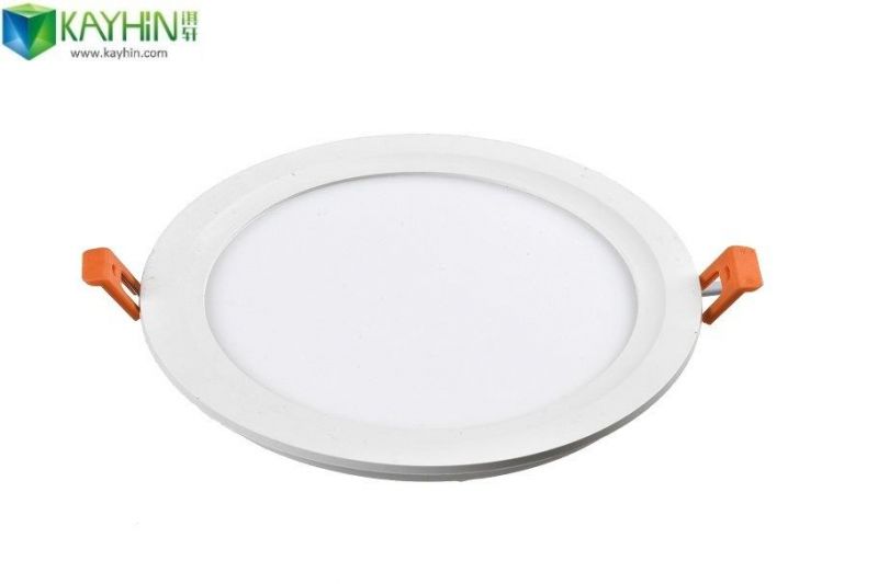 OEM ODM Indoor Black Silver Wooden Golden Color Housing Frame Round LED Panel Light LED Lamp Ceiling Lighting Sensor 3 Years Quality LED 24W Indoor Panel Lights