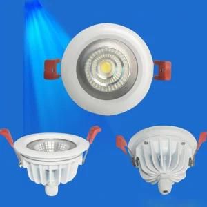 9W IP65 Waterproof&#160; LED Ceiling Light Recessed COB&#160; LED&#160; Downlight