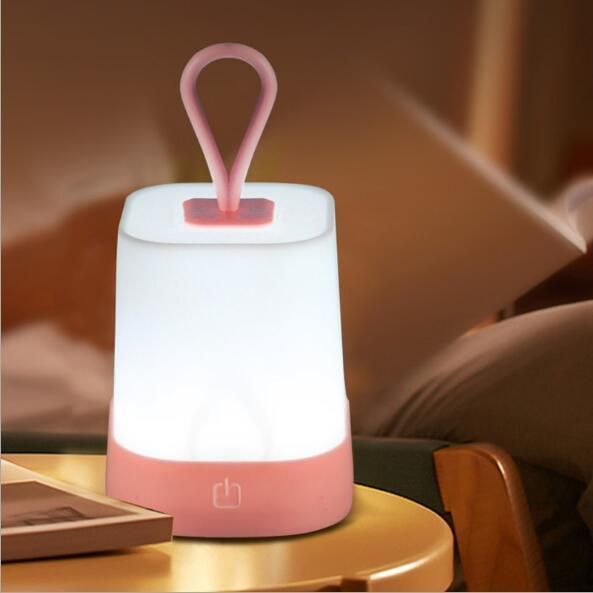 Bedroom Bedside Cute 3 PCS Dry Cell Touch Lamp Light Night Camp