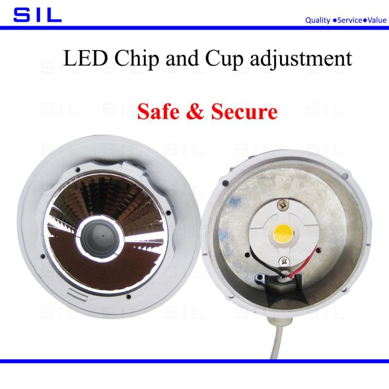 Residential Lighting 30W 33watt Die Casting Heat Dissipation Structured LED Down Light
