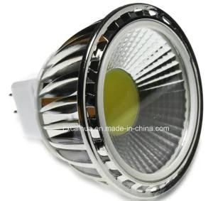 5W MR16 COB LED Lamp with Sliver House Color