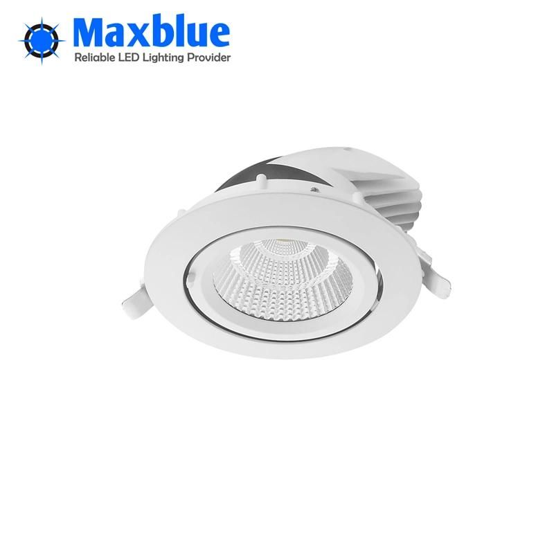 8-50W COB LED Gimbal Downlight for Shop Display Retail Lighting