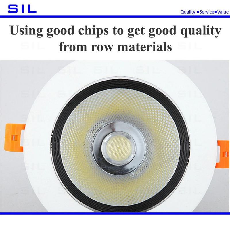 Hot Sales COB Recessed Ceiling LED Down Light 25W Ceiling Spot Light Anti Glare LED Spotlight