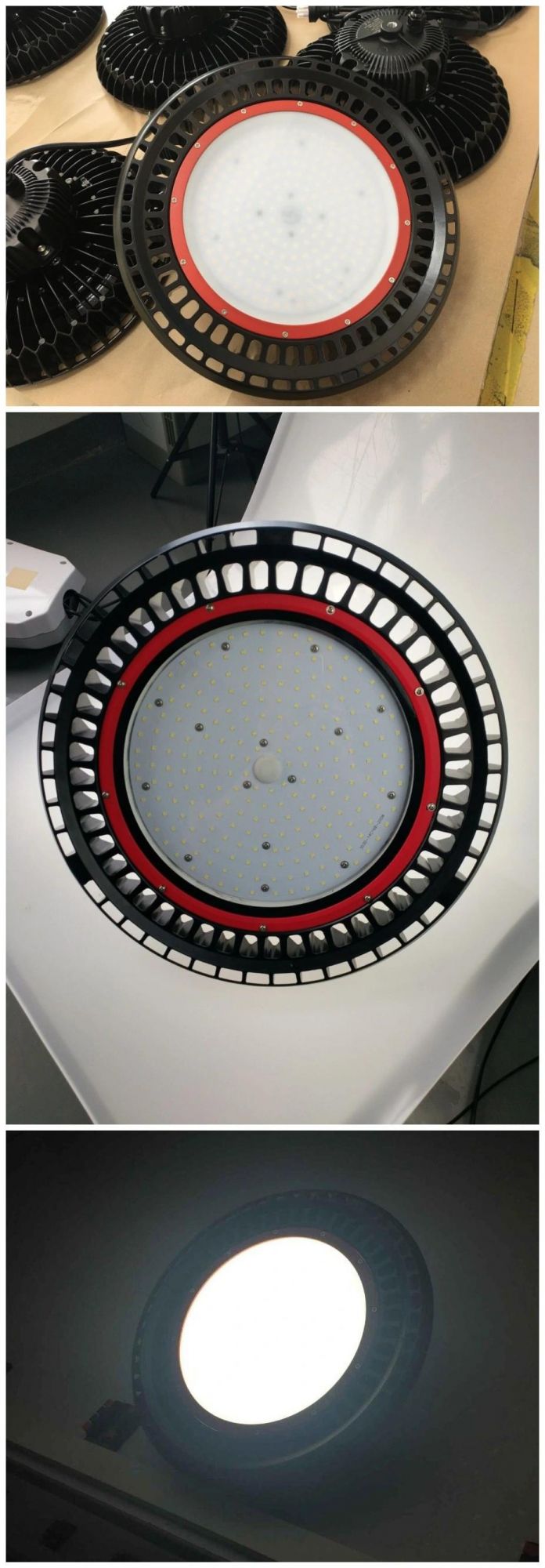 High Lumens CRI80 100W 200W LED High Bay Luminaire Light