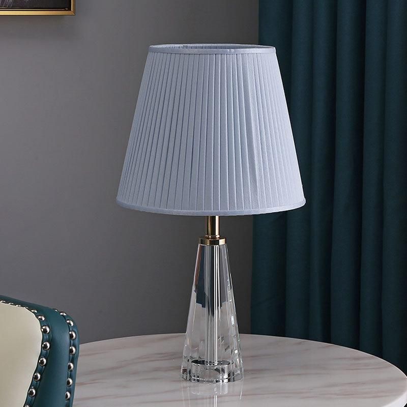 Modern Crystal Table Lamp LED Bedroom Bedside Table Light (WH-MTB-139)