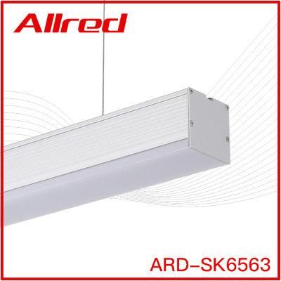 Surface Mounted 60cm 90cm 180cm Linear Light Black White Silver Yellow Red LED Office Lighting Suspended Linear Light