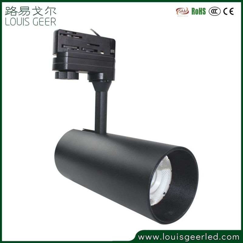 Adjustable UV Lamp Aluminum Housing White Black 3 Phase 4 Phase COB Spot Ceiling Light Rail 10W 15W 25W LED Track Lighting