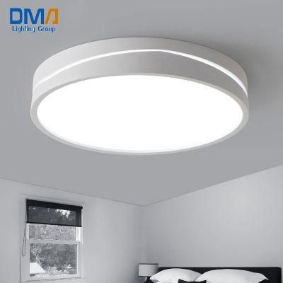 New Design White Modern Nordic Macaron Color Round Surface Mount Ceiling Light for Home Decor