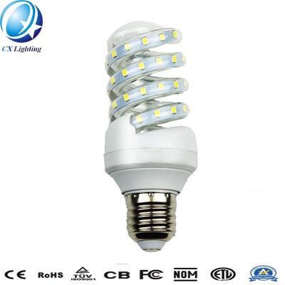 E27 5W Spiral Glass LED Energy Saving Lamp