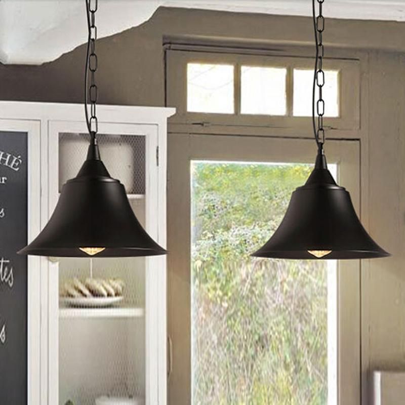 Black Chain E27 Retro Pendant Light Use for Bar