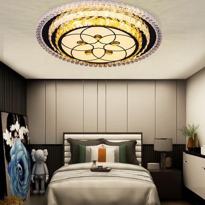Dafangzhou 96W Light Crystal Light China Manufacturer Modern Bedroom Ceiling Lights ABS Base Material LED Ceiling Lamp for Hall