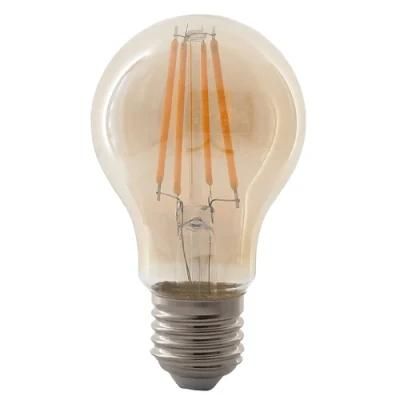 A60 Amber Clear 4W 6W Hot Selling E27 LED Bulb