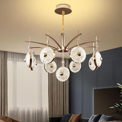 Dafangzhou 140W Light China Green Chandelier Manufacturers Crystal Pendant Lamp 1years Warranty Period Metal Chandelier Applied in Kitchen