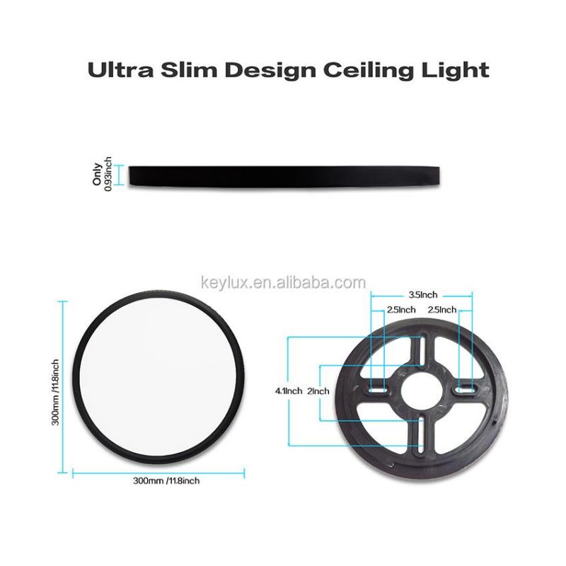 Decorative Bedroom Sensor WiFi 12V Pop LED Ceiling Lamp with Energy Steel Ceiling Light