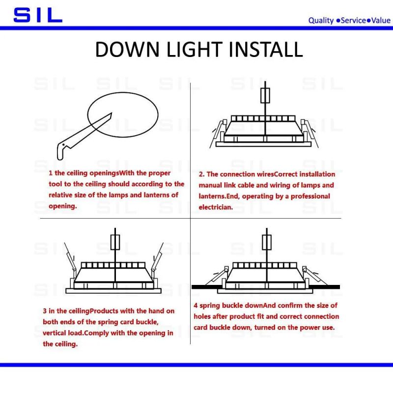 Commercial Lighting Fixture Dali Dimmable IP44 Ceiling Recessed Adjustable SMD2835 LED Down Light 6W Downlight