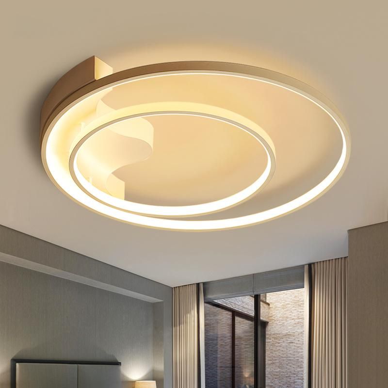 Hot Sale Modern LED Black Acrylic Living Room Remote Dimmable LED Ceiling Light
