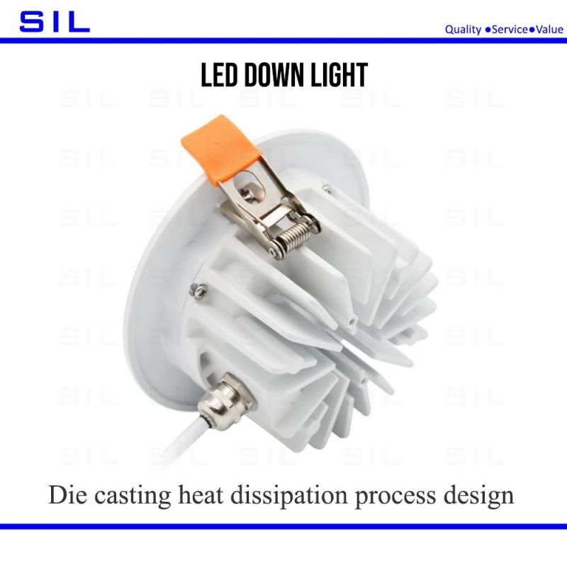 40W 45watt Die Casting Ceiling Spot Lights Heat Dissipation Process Designed LED Down Light