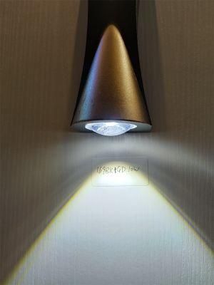 Waterproof High Luminous Household Hotel Corridor Garden Funnel Shape Modern Brass Outdoor Lighting