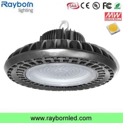 Warehouse Greenhouse Supermarket Factory Industrial Lighting Lamp IP65 80W 100W 150W 200W UFO LED High Bay Light