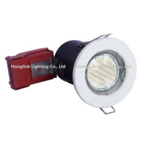BS476 Fire Rated GU10 LED Recessed Downlight with New Red Junction Box