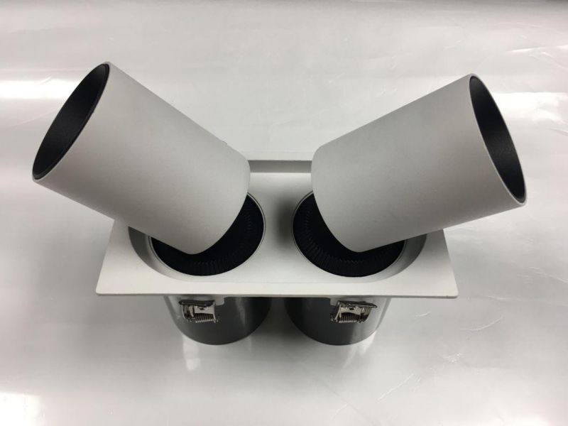 Popular Commercial Lighting 24W Double Bulb Tracklight for Shop IP20