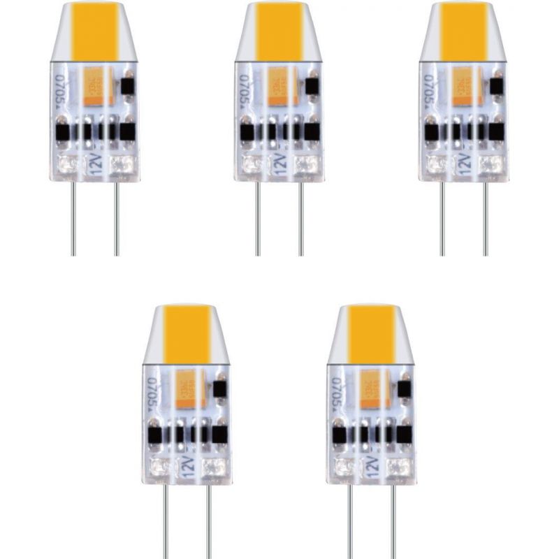 China Factory LED G4 Corn Bulb LED Super Bright 1.2W AC/DC 12V Silica Gel COB Lamp Light