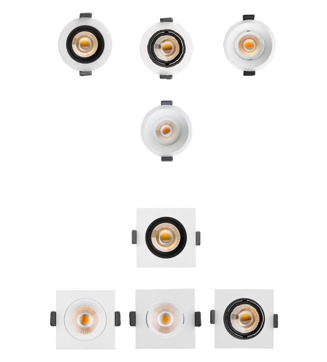 Hot Seller R6867 6W/10W COB LED Down Light Ceiling Recessed Downlight